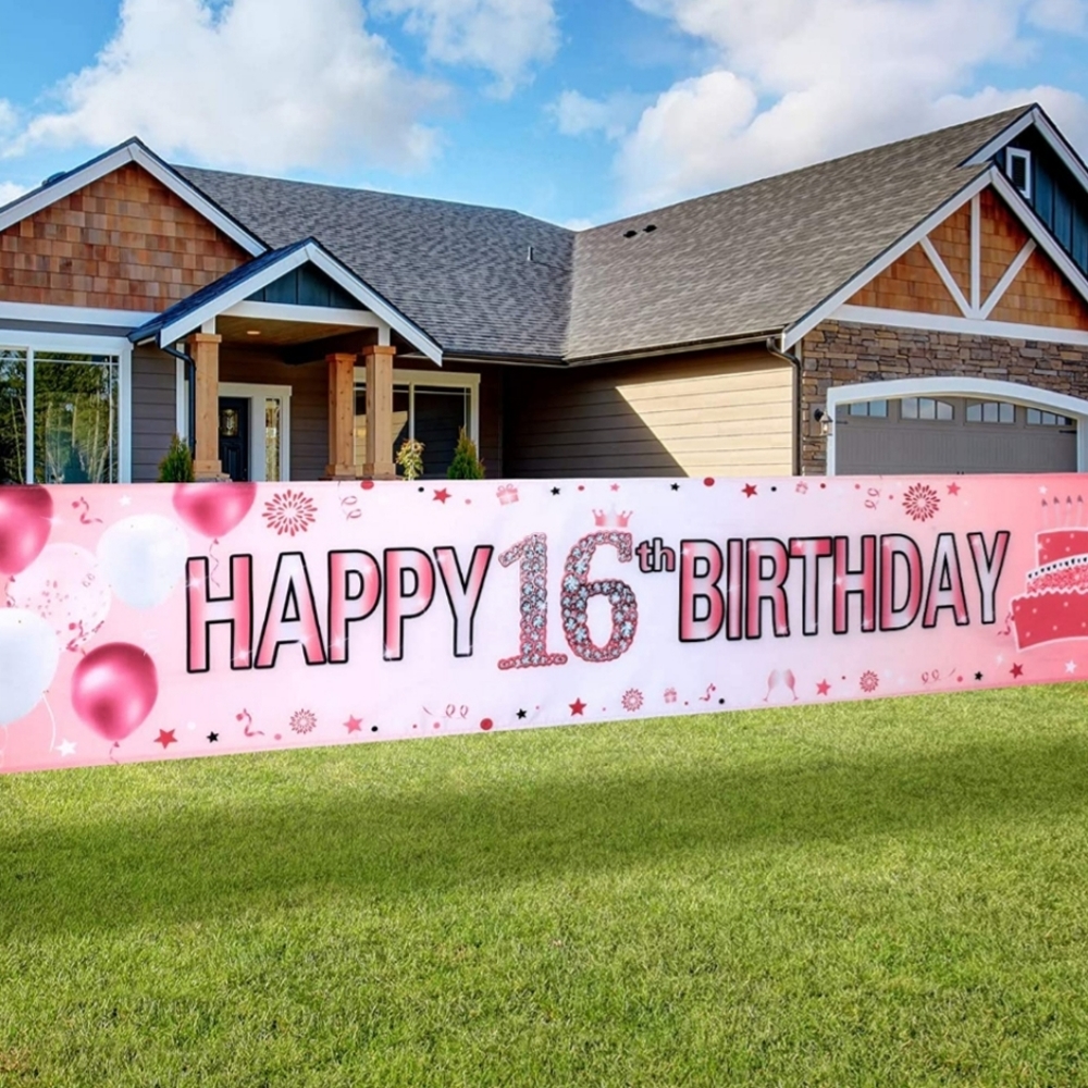 Happy 16th Birthday Yard Sign